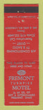 Matchbook Cover - Fremont Turnpike Motel Fremont OH