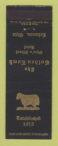 Matchbook Cover - The Golden Lamb Lebanon OH