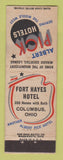 Matchbook Cover - Albert Pick Hotel Fort Hayes Hotel Columbus OH