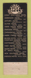 Matchbook Cover - Albert Pick Hotel Fort Hayes Hotel Columbus OH