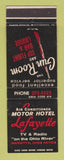 Matchbook Cover - Lafayette Motor Hotel Marietta OH Gun Room