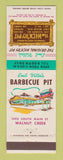 Matchbook Cover - Hick'ry Pit BBQ Walnut Creek CA