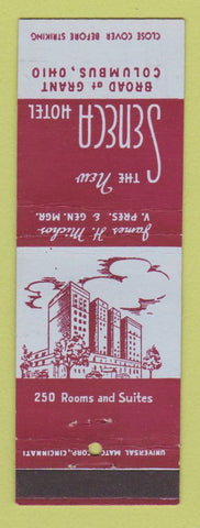 Matchbook Cover - Seneca Hotel Columbus OH