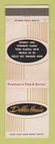 Matchbook Cover - Dobbs House CHAIN