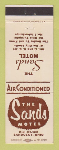 Matchbook Cover - Sands Motel Sandusky OH