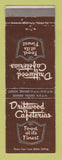 Matchbook Cover - Driftwood Cafeterias  WEAR