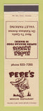 Matchbook Cover - Pepe's Mexican Restaurant Waikiki Hawaii
