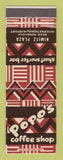 Matchbook Cover - Popo's Coffee Shop Honolulu Hawaii