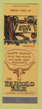 Matchbook Cover - The Ranch House Honolulu Hawaii WEAR