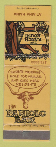 Matchbook Cover - The Ranch House Honolulu Hawaii WEAR