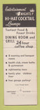 Matchbook Cover - Ambassador Hotel Washington DC