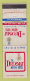 Matchbook Cover - Diplomat Motor Hotel Washington DC