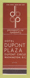 Matchbook Cover - Hotel Dupont Plaza Washington DC
