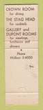 Matchbook Cover - Hotel Dupont Plaza Washington DC
