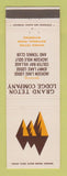 Matchbook Cover - Grand Teton Lodge Natonal Park WY