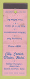 Matchbook Cover - City Center Motor Hotel Grand Junction Colorado WEAR