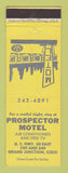 Matchbook Cover - Prospector Motel Grand Junction Colorado