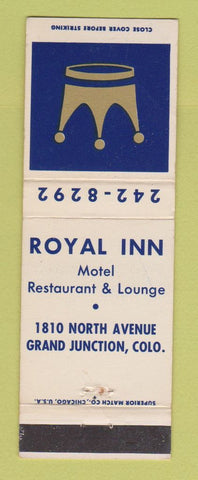 Matchbook Cover - Royal Inn Motel Restaurant Grand Junction Colorado