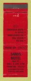 Matchbook Cover - Sands Motel Wall SD