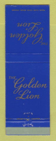 Matchbook Cover - The Golden Lion Detroit MI