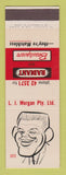 Matchbook Cover - LJ Morgan Pty Radiant Beautyware Des SAMPLE