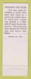 Matchbook Cover - Bishop Museum Honolulu Hawaii