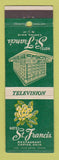 Matchbook Cover - Hotel St Francis Canton OH WEAR