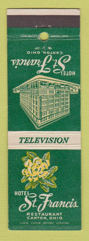 Matchbook Cover - Hotel St Francis Canton OH WEAR