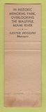 Matchbook Cover - The Anthony Wayne Hotel Hamilton OH WORN
