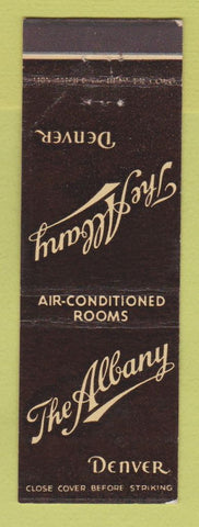 Matchbook Cover - The Albany Hotel Denver Colorado WEAR