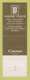 Matchbook Cover - Writers' Manor Hotel Denver Colorado