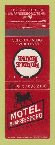 Matchbook Cover - Motel Murfreesboro TN