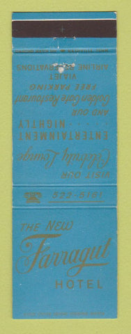 Matchbook Cover - Farragut Hotel TN?