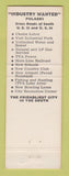 Matchbook Cover - Sands Motor Hotel Pulaski TN