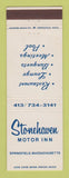 Matchbook Cover - Stonehaven Motor Inn Springfield MA