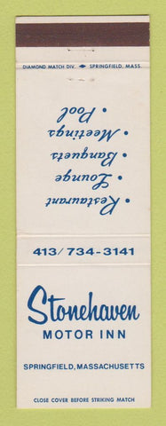 Matchbook Cover - Stonehaven Motor Inn Springfield MA