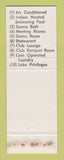 Matchbook Cover - American Motor Lodge Sturbridge MA