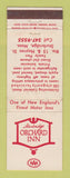 Matchbook Cover - Sturbridge Orchard Inn MA