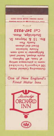 Matchbook Cover - Sturbridge Orchard Inn MA