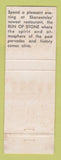 Matchbook Cover - Sturbridge Orchard Inn MA