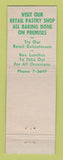 Matchbook Cover - Wolfie's Restaurant St Petersburg FL WEAR