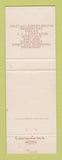 Matchbook Cover - Westwinds Motel Rock Springs WY