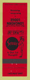 Matchbook Cover - Longhorn Lodge Rock River WY RED