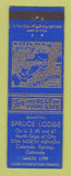 Matchbook Cover - Spruce Lodge Colorado Springs