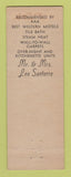 Matchbook Cover - Spruce Lodge Colorado Springs