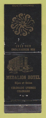 Matchbook Cover - Medalion Hotel Colorado Springs WEAR