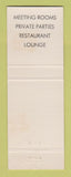 Matchbook Cover - Medalion Hotel Colorado Springs WEAR
