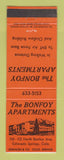Matchbook Cover - Bonfoy Apartments Colorado Springs