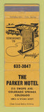Matchbook Cover - Parker Motel Colorado Springs WEAR