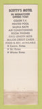 Matchbook Cover - Scotty's Motel Wenatchee WA WEAR